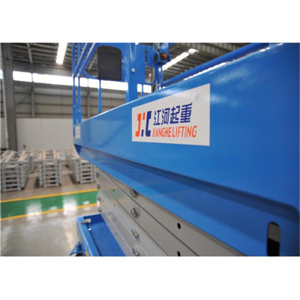 900mm Extension Deck Pneumatic Scissor Lift 6m Enlarged Aerial Working Space