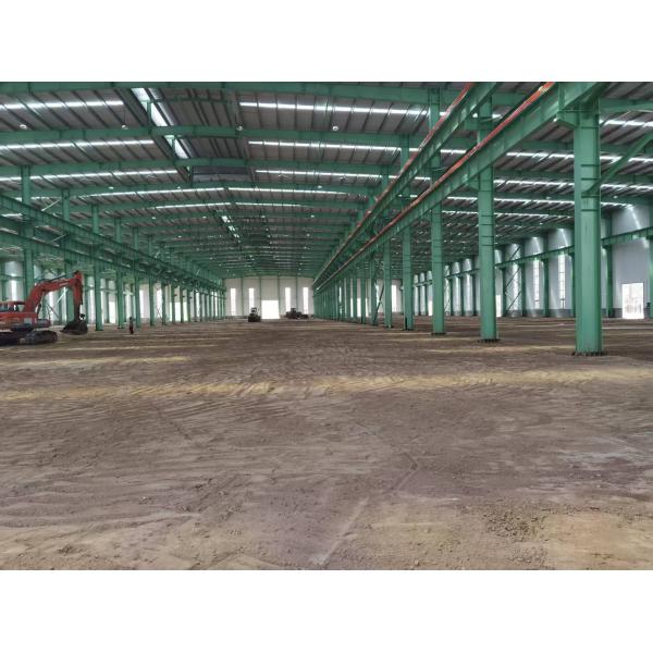 Industrial Warehouse: Large-Span Design for Machinery/Raw Material Storage