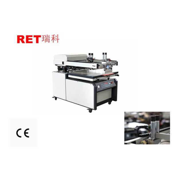 Multifunction Overprinting Flat Arm Screen Printing Equipment With Pneumatic