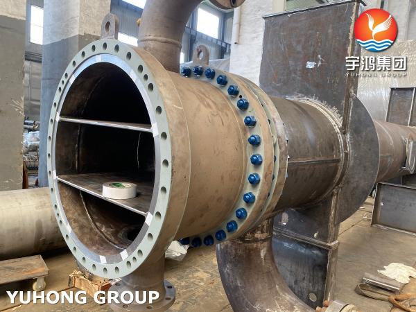 Échangeur TEMA AES avec joint de dilatation, tubes C70600 NACE pour hydrocraqueurs à gaz acide