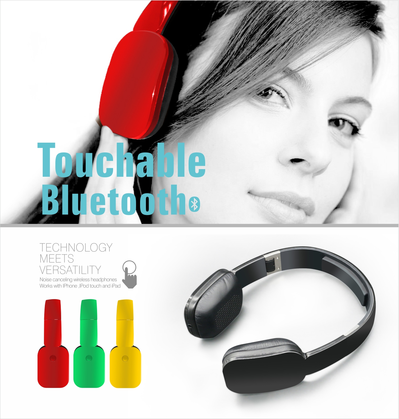 Touchable 10m V5.0 Hifi беспроводное Bluetooth Earbuds для музыки