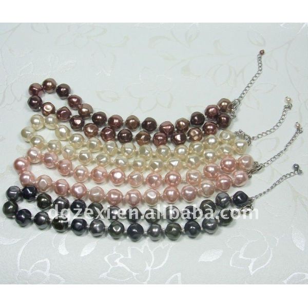 High Quality Wedding Jewelry Shell Pearl Set