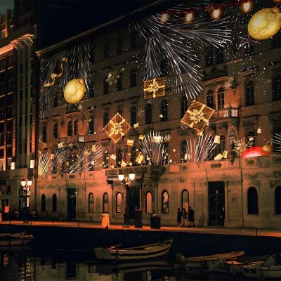 Laser 3d Projection Mapping Pro Outdoor Waterproof Building Wall Mapping