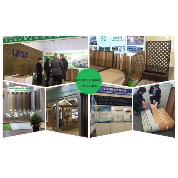 Наружное деревянное стеновое покрытие из ПВХ/ПВХ с технологией коэкструзии ПЭ и деревянными панелями