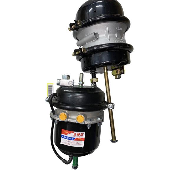 Acero estándar WG9000360601/2 Partes de frenos pesados Camión negro Cámara de frenos de resorte de aire para camiones