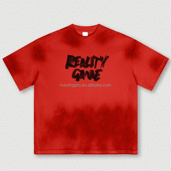 Washed Grey Oversized T Shirt Summer Sorona Fabric Quick Dry Cool Streetwear Heavyweight