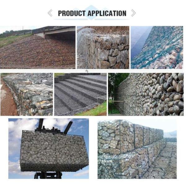 Cages en pierre galvanisées galvanisées