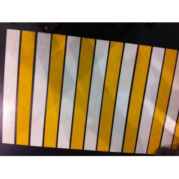 1.5mm Thickness Preformed Thermoplastic Pavement Marking Tape with Self-Adhesive Backing in White and Yellow