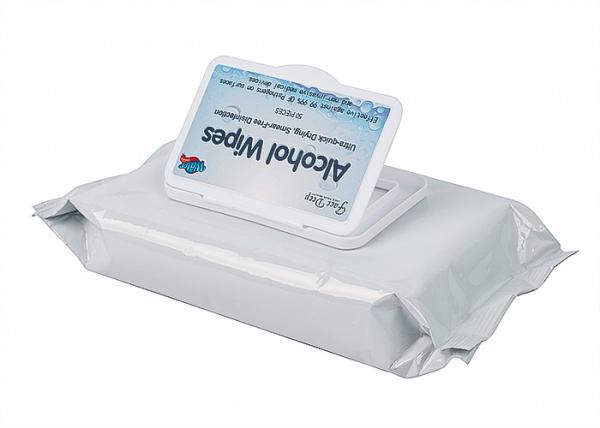 Alcohol Wipes Flushable Wipes Non-woven Fabric 75% Alcohol Inhibit Bacteria