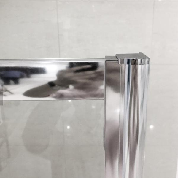 Pantalla de ducha de vidrio templado con panel único