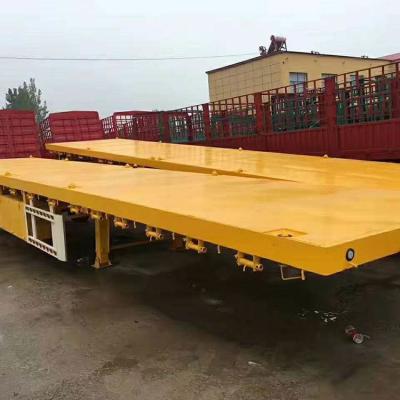 30-60 Tons Loading Capacity Flatbed Semi Trailer For Versatile Transportation Needs