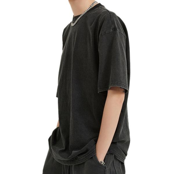 Heavy Weight 100% Cotton Sports Wear Hip Hop Drop Shoulder Oversized Tee Unisex
