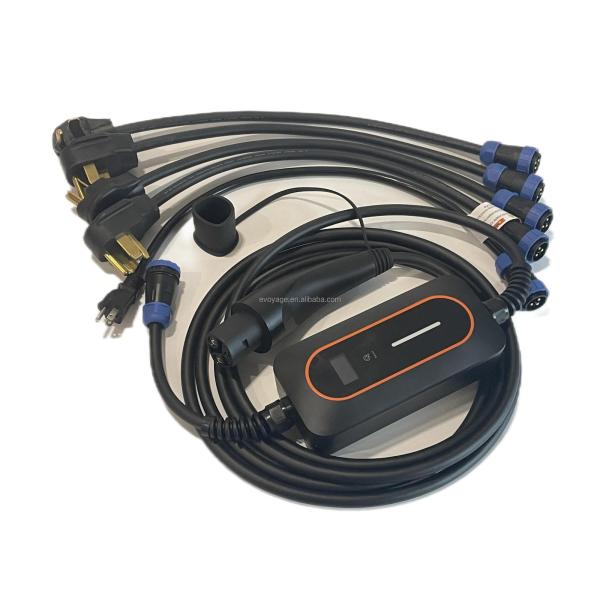 32A Tesla EV зарядное устройство NACS EV зарядное устройство для электромобилей с NEMA 5-15 6-20 10-30 14-30 14-50