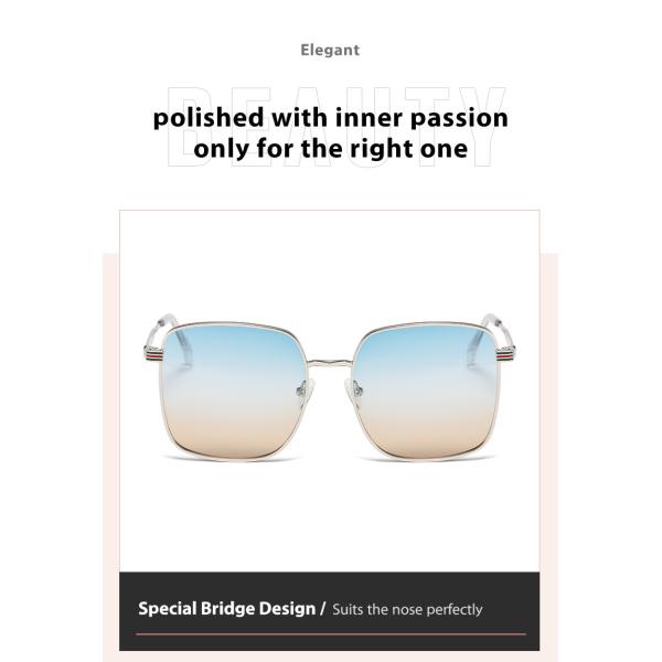 Рамка металла поляризовывала объективы триацетата солнечных очков дам прочные