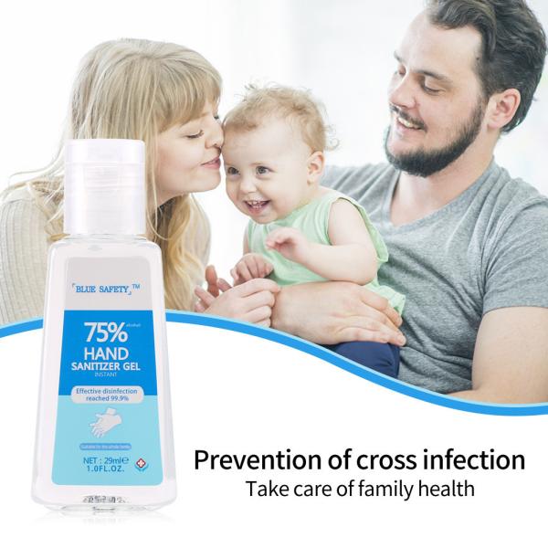 29ml Antiviral Hand Gel 75 Percent Alcohol Portable Disinfection Sanitizer