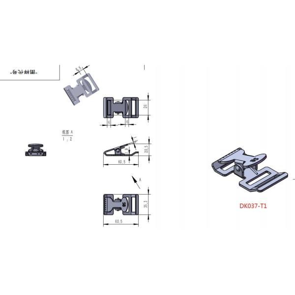 ISO9001 316 Stainless Steel Toggle Latch Buckle Anti Corrosion