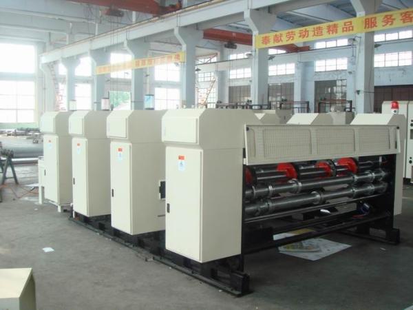11kw Semi-Auto Feeding Flexo Printer Slotter Machine / Carton Box Printing Machine