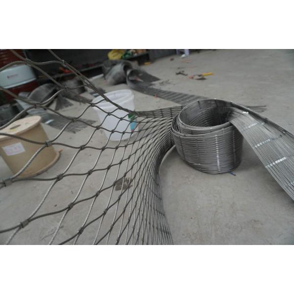 Гибкие отверстие сетки 40*40mm 50*50mm веревочки провода AISI 304 архитектурноакустическое