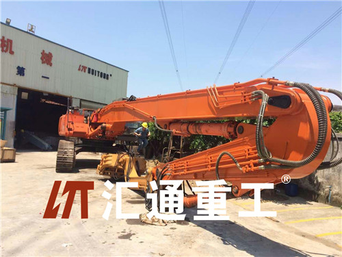 Hot selling Excavator Piling Boom Long Reach Boom Excavator Spare Parts For 20-50 Ton Excavator
