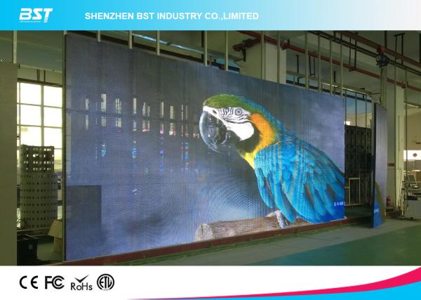 High Density  P10 Indoor Transparent Led Screen For Commercial Advertising