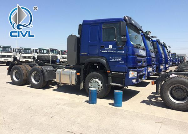 New Sinotruk Howo Tractor Truck HW 79 High Roof Cab Two Beds102 Km/H Prime Mover Used With Semi Trailer
