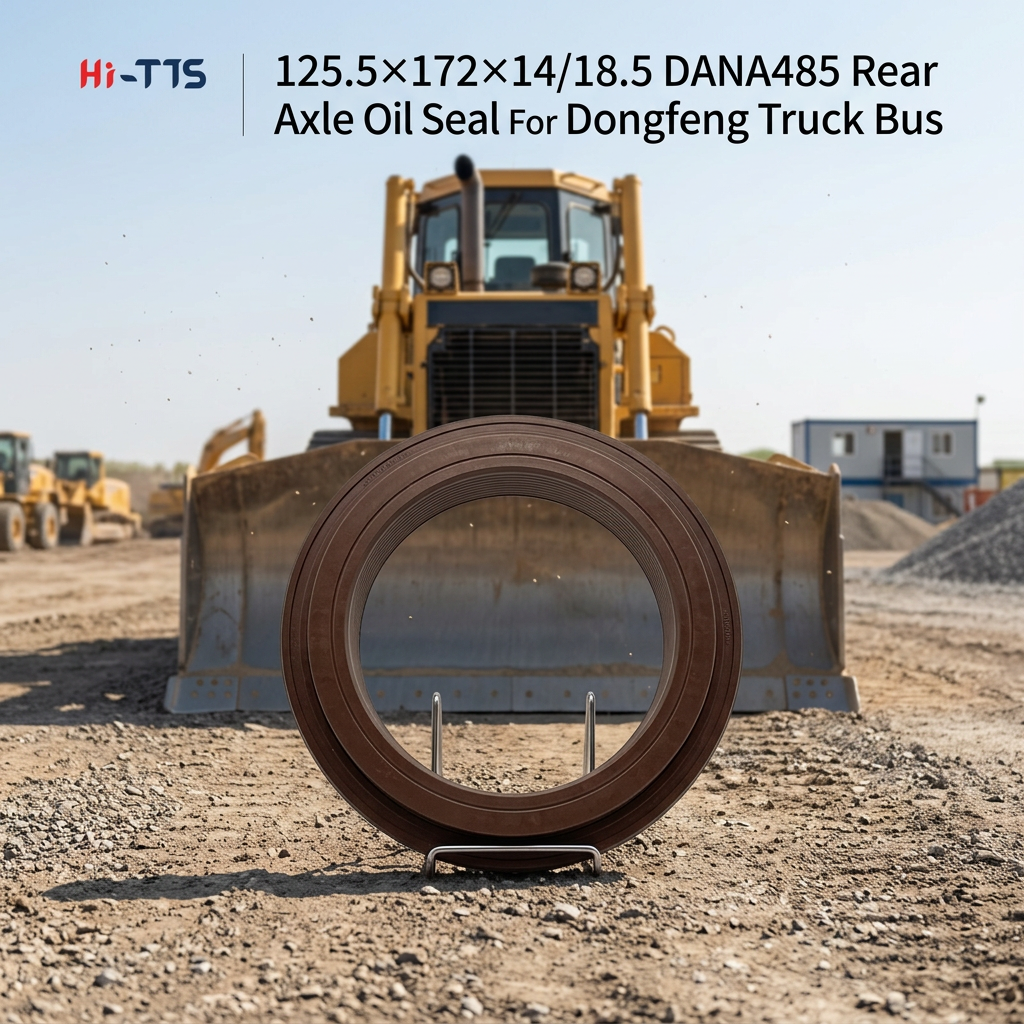 DANA 485 Rear Hub Oil Seal OE 3104081-ZM01A 125.5×172×14/18.5 City Bus Coach Rear Axle Hub Seal For Tianjin Passenger Bus Public Transit Replacement Parts