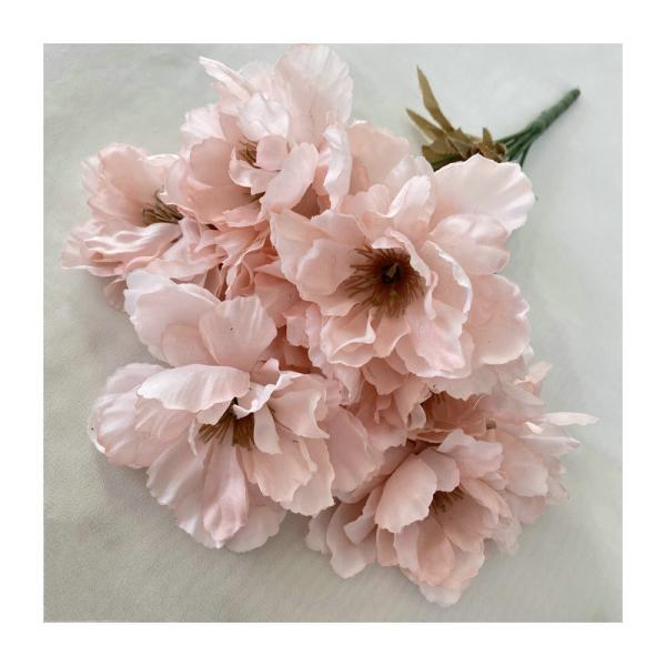 Dirty pink artificial flower wedding hall decoration artificial flowers, peonies, cherry blossoms and roses