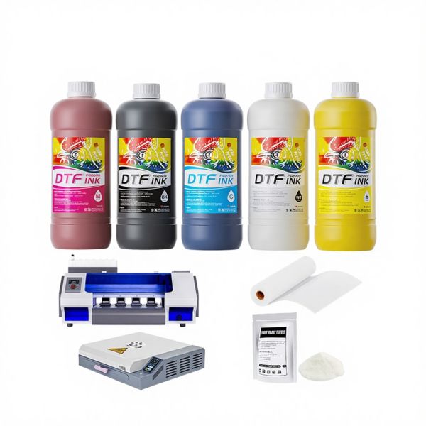JC PRINT Digital Printing DTF Pigment Ink For XP600 L1800 DX5 I3200 PET Film Printer