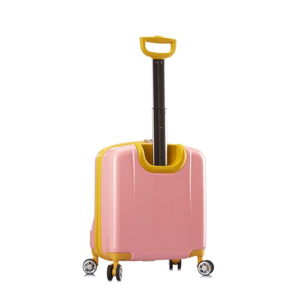 Waterproof ABS PC Kids Luggage Single Pull Rod Cartoon Trolley Suitcase for Travel Hard Shell Sets