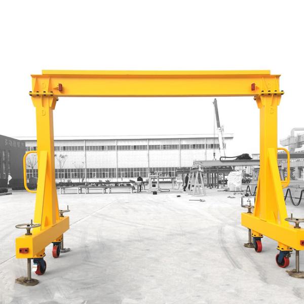 Light Duty Electric Gantry Crane Portable Aluminum With Hoist