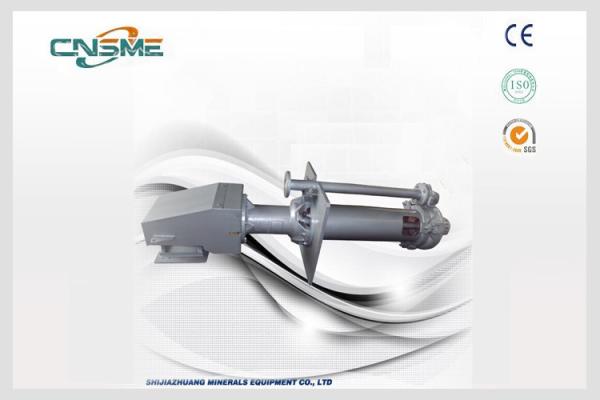 Single Casing Vertical Slurry Pump 30Kw Hard Metal For Chemical Processing