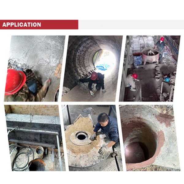 Industrial Furnace Amorphous Refractory Mortar For Bricklaying