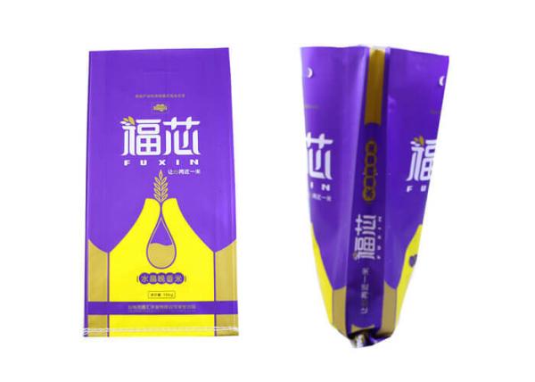 High Strength Biodegradable Plastic Woven Bag , Popcorn Packaging Bags Matt Lamination