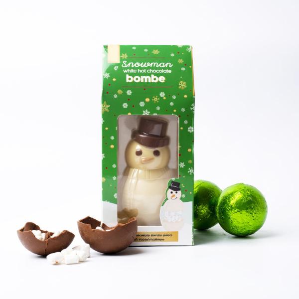 Solid Chocolate Marshmallow Candy With Mini Marshmallow Bomb
