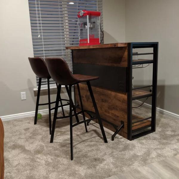 Modern Design Style Cabinet for Wine and Liquor Display in Living Room Organization