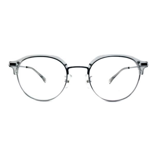 FP2713 Óculos de metal de acetato redondo de época Unisexo Óculos de sol leve