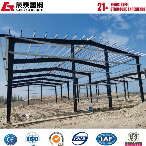 On-Site Assembly Bolt Connection Fast Construction Speed Steel Structure Workshop