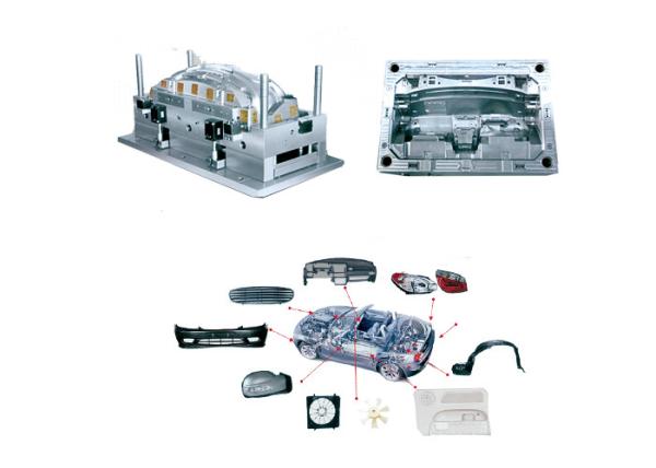 Interior Plastic Injection Spare Auto Parts Mould For Auto Bumper Mould