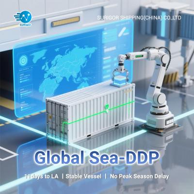 LCL+Express DDP Service from China to USA with Faster Transit Time than