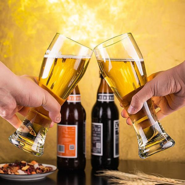 LFGB Certificated 400ML Classic Beer Pint Glasses For Bar