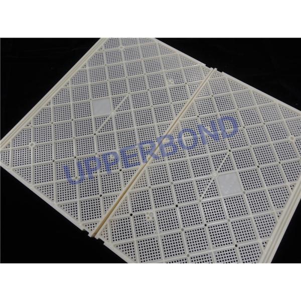 Las bandejas plásticas del amarillo de la máquina de la fabricación del cigarrillo modifican tamaño para requisitos particulares