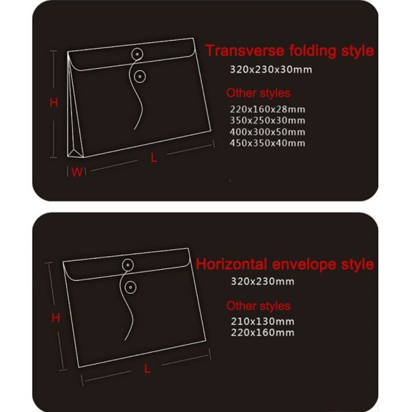 A4 A5 Kraft Paper Gift Card Envelopes Black White Brown 5x7