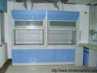 Chemical Exhaust Steel Fume Hood Black 12.7mm Worktop 0.5m/S Adjustable Air Volume