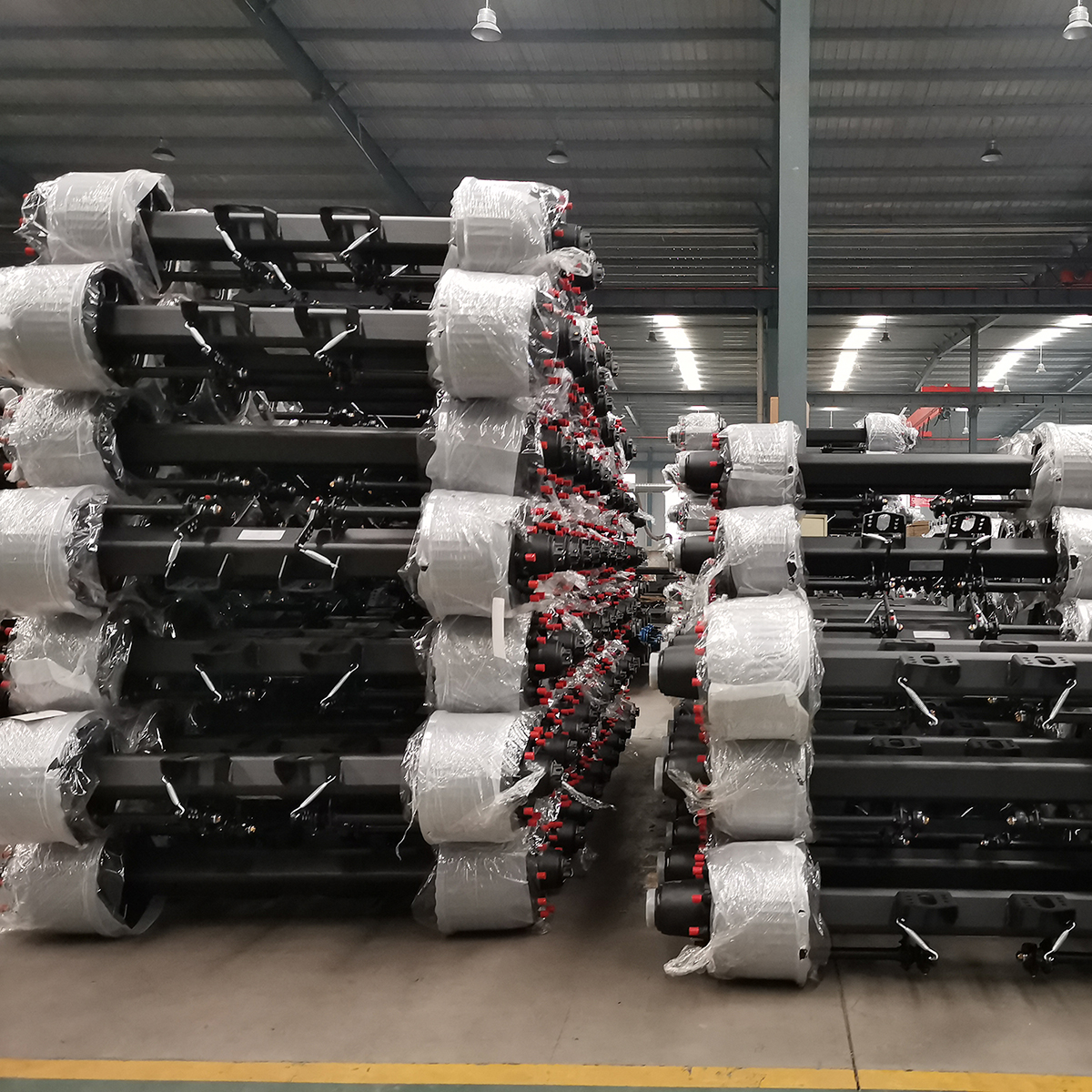 Американский Fuwa тип 2205MM Прицеп запасной части квадратный внутренний барабанная ось с 1850 мм рельс