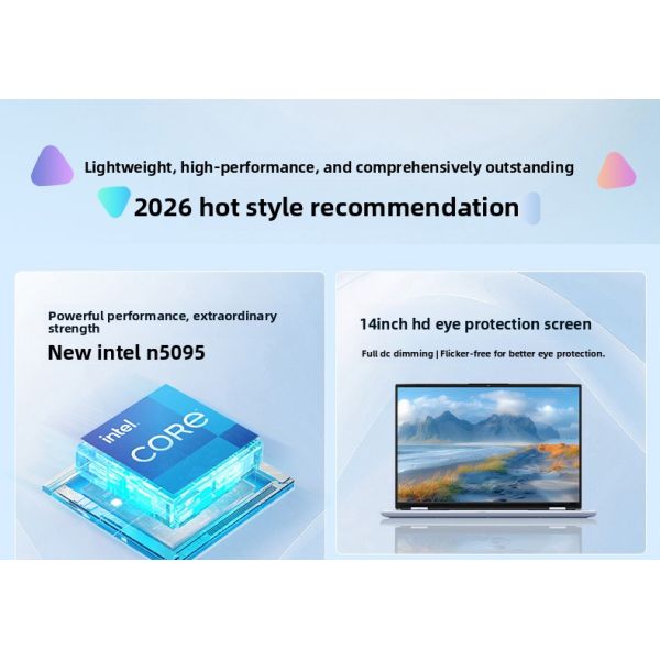 High Quality 14inch Slim Gaming Laptop Intel Custom Processor Win10 Student Laptop Customized