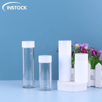 Empty Plastic Bottles 30ml 50ml With Screw Cap For Medicine Capsule Pet Pill Bottles