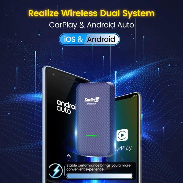 Wireless Android Auto And Carplay Adapter Usb Dongle