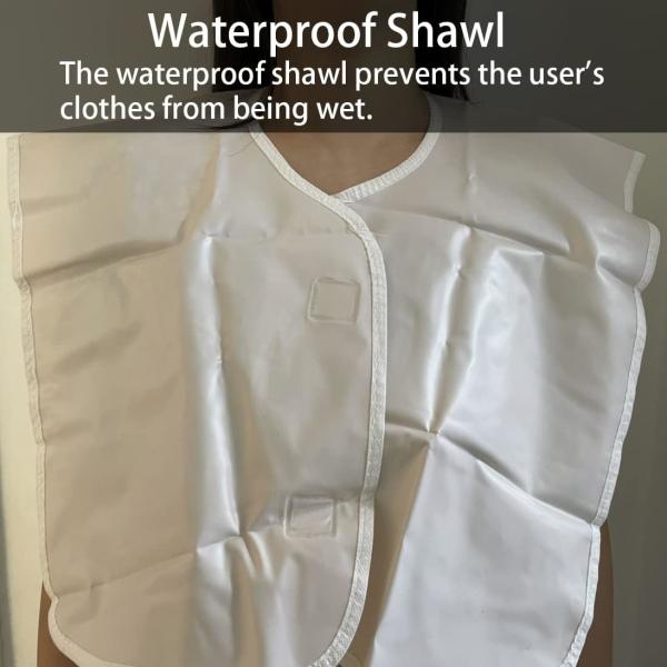 Inflatable Shampoo Basin with Bedside PVC Shower Bag Combo Pack, Shampoo Bowl with Sprayer and Water Bag