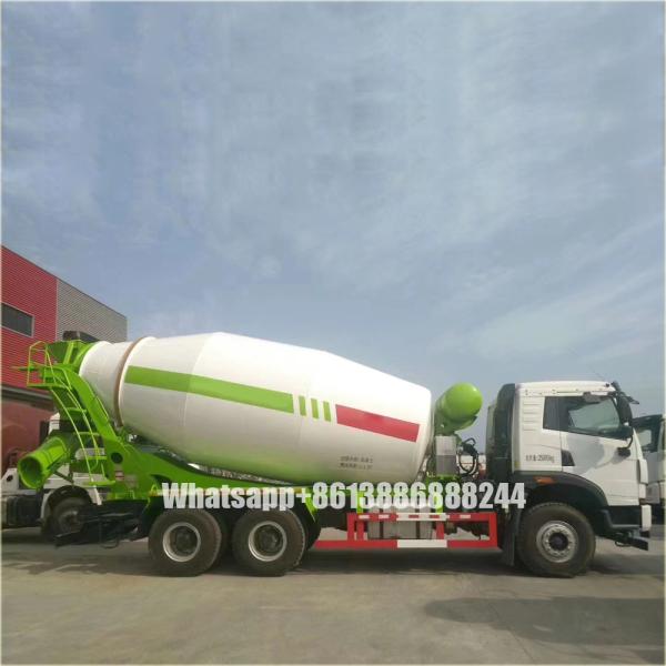 Three Axle  Faw  Cement Mixer Truck      Agitating Lorry