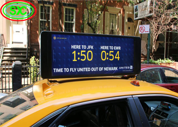 Такси крыша светодиодный дисплей HD водонепроницаемый полный цвет WIFI GPS Billboard P5